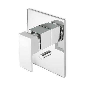 ERGO-Q 66470E/10843 seinasisene dušisegisti ümberlülitiga- kroom, matt must